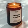 Objets de décoration - Bougie Parfumée - This girl is on fire - Musc blanc – 160g - MUISTI