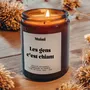 Objets de décoration - Bougie Parfumée - Les gens c'est chiant - Musc blanc – 160g - MUISTI
