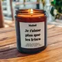 Decorative objects - Scented Candle - I love you more than fries - White Musk - 160g - MUISTI