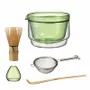Tea and coffee accessories - Matcha boxes in transparent, green or pink glass/HARIO - ABINGPLUS