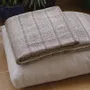 Throw blankets - Cotton Wool Speckled Throw : Edward - PASHMA