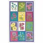 Tea towel - Flower stamps tea towel - BEAUVILLÉ