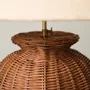 Table lamps - ISABELLA RATTAN BASE TABLE LAMP - MAHE HOMEWARE