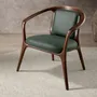 Armchairs - Dark green leatherette  armchair. - ANGEL CERDÁ