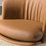 Fauteuils - Fauteuil en similicuir marron - ANGEL CERDÁ