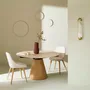Dining Tables - Lumio round ceramic table with extensions - SIGNATURE MOBILIER ET DÉCORATION