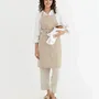 Aprons - Linen bib apron with pockets - MAGICLINEN
