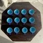 Mugs - Set of 12 small vintage espresso cups duo of blue Made in Italy - OFFICE OBJETS