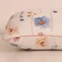 Fabric cushions - Floral Linen Cushion : Willow - PASHMA