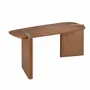 Desks - Desk dressing table in faux leather, walnut and wood. - ANGEL CERDÁ