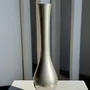 Vases - Grand vase solifore en métal argenté vintage - OFFICE OBJETS