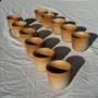 Tasses et mugs - Lot de 11 tasses à café en grès à anse - OFFICE OBJETS