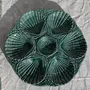Plats et saladiers - Plat à compartiment coquillages turquoise D28 - OFFICE OBJETS