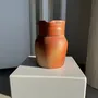Carafes - Large orange stoneware jug Sandstone Bonneval Made in France under H - OFFICE OBJETS