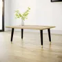 Tables basses - Pied de table basse en bois - 30 cm  Libra - lot de 2 pieds inclinés - DECO-GEM