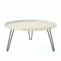 Tables de jardin - TABLE BASSE EN ACIER AURA - DECO-GEM