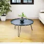 Tables de jardin - TABLE BASSE EN ACIER AURA - DECO-GEM