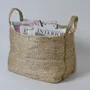 Bathroom storage - Small rectangular jute basket - MAISON BENGAL