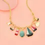 Jewelry - HORIZON NECKLACE GOLD COLOR MULTI - TARATATA BIJOUX