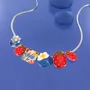 Jewelry - DELICE SILVER MULTI-COLOR NECKLACE - TARATATA BIJOUX