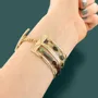 Jewelry - SOLEDAD BRACELET GOLD GREEN - TARATATA BIJOUX