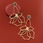 Jewelry - Rose gold hibiscus flowers - TARATATA BIJOUX
