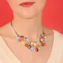 Jewelry - PRETTY PRETTY SILVER MULTI COLOR NECKLACE - TARATATA BIJOUX