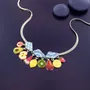 Jewelry - PRETTY PRETTY SILVER MULTI COLOR NECKLACE - TARATATA BIJOUX