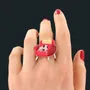 Jewelry - CHANAPE RING, SILVER AND RED COLOR - TARATATA BIJOUX