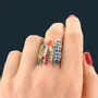 Jewelry - BLUE RING, SILVER MULTI COLOR - TARATATA BIJOUX