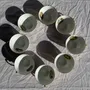 Tasses et mugs - Lot de 8 tasses en porcelaine à motif de galanterie pastorale - OFFICE OBJETS