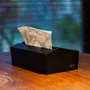 Napkins - Utchi Tissue Box - Black - PAPER FOR PAPER