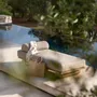 Canapés de jardin - Sunbed / Coffee Table Edge - GOMMAIRE