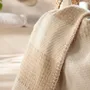 Throw blankets - Blanket Crossweft Beige - BIEDERLACK