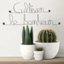 Other wall decoration - Wire wall decoration\” Cultivating happiness\” to pin - BIJOUX DE MUR