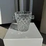 Carafes - H14 D12 Classic Vintage Mini Glass Ice Bucket - OFFICE OBJETS