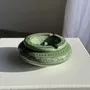 Objets de décoration - Cendrier artisanal vert à couvercle D13 - OFFICE OBJETS