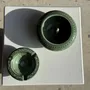 Objets de décoration - Cendrier artisanal vert à couvercle D13 - OFFICE OBJETS