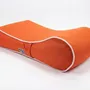 Deck chairs - MOJO SUNBED Orange/White Sun Lounger - MOJO BORN TO CHILL