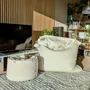 Cushions - MOJO SHEEP-I White Sheep Living Room Pouf - MOJO BORN TO CHILL