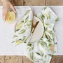 Serviettes - Lot de 2 serviettes en lin imprimées Jardin d’agrumes - MAGICLINEN