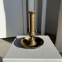 Decorative objects - Large antique gold adjustable candle holder H20 D10 - OFFICE OBJETS