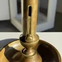 Decorative objects - Large antique gold adjustable candle holder H20 D10 - OFFICE OBJETS