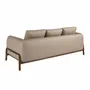 Sofas - 2-seater sofa in mink leather - ANGEL CERDÁ