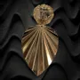 Jewelry - 02 Pop Arty Golden Palm Tree Clip - MAISON FITZGERALD