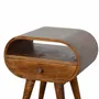 Night tables - Artisan Furniture Solid Wood Chestnut 1 Drawer Nightstand - ARTISAN FURNITURE