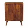 Buffets - Artisan Furniture Solid Wood Armoire Nordic Charm incurvée - ARTISAN FURNITURE
