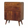 Buffets - Artisan Furniture Solid Wood Armoire Nordic Charm incurvée - ARTISAN FURNITURE
