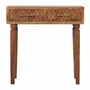 Consoles - Artisan Furniture Solid Wood Table console Arno en teck doré - ARTISAN FURNITURE