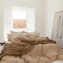 Linge de lit - Couverture gaufrée en lin beige - MAGICLINEN